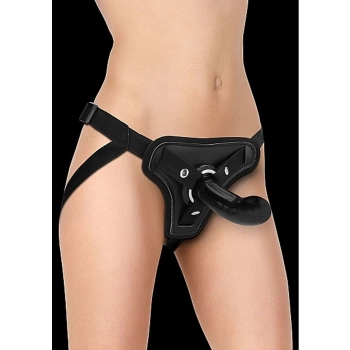 Adjustable 6"" Strap-on Set - Black