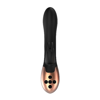 Heating Rabbit Vibrator - Opulent - Black