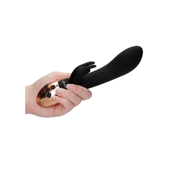 Heating Rabbit Vibrator - Opulent - Black