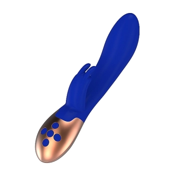 Heating Rabbit Vibrator - Opulent - Blue