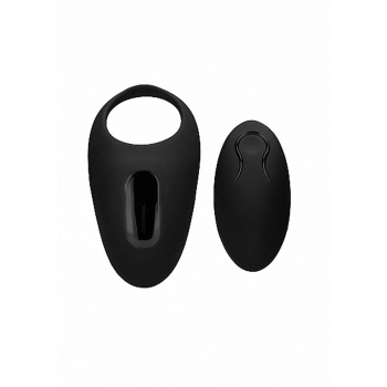 No. 74 - Remote Controlled Vibrating Cock Ring - Black