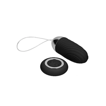 Ethan - Rechargeable Remote Control Vibrating Egg - Black