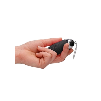 Ethan - Rechargeable Remote Control Vibrating Egg - Black