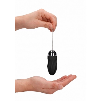 George - Rechargeable Remote Control Vibrating Egg - Black