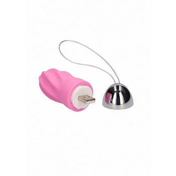 George - Rechargeable Remote Control Vibrating Egg - Pink