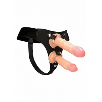 Double Penetration Harness - Black