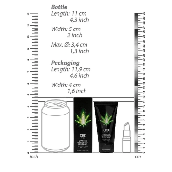 CBD Cannabis Waterbased Lubricant - 50 ml