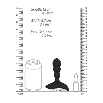 No. 78 - Rechargeable Anal Stimulator - Black