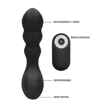 No. 78 - Rechargeable Anal Stimulator - Black