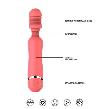 Silicone Massage Wand - Pink