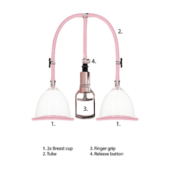 Breast Pump Set Medium - Rose Gold