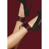 Luxury Ankle Cuffs - Burgundy