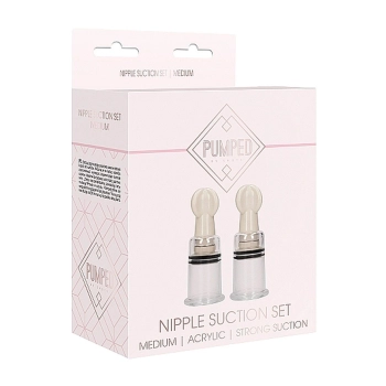 Nipple Suction Set Medium - Transparent