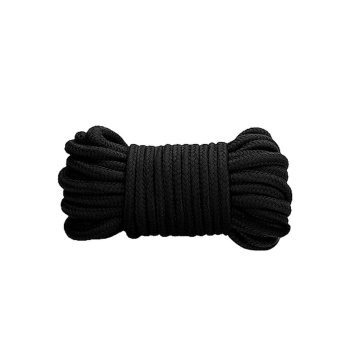 Thick Bondage Rope - 10 meter - Black