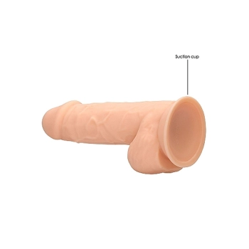 Gruby żylasty realistyczny penis przyssawka 21,5cm