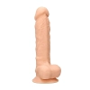 Realistyczne dildo żylaste z mocną przyssawką 18cm