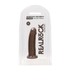 Silicone Dildo Without Balls - 15,3 cm - Brown