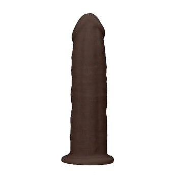 Silicone Dildo Without Balls - 15,3 cm - Brown