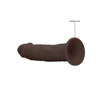 Silicone Dildo Without Balls - 15,3 cm - Brown