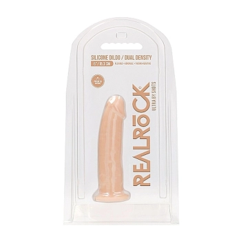 Żylaste silikonowe dildo mocna przyssawka 15 cm