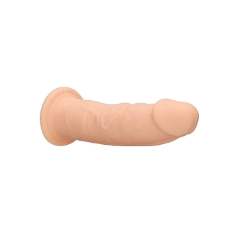 Żylaste silikonowe dildo mocna przyssawka 15 cm