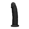 Silicone Dildo Without Balls - 22,8 cm - Black