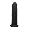 Silicone Dildo Without Balls - 22,8 cm - Black