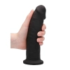 Silicone Dildo Without Balls - 22,8 cm - Black