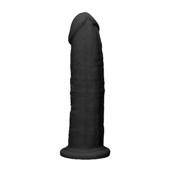 Silicone Dildo Without Balls - 22,8 cm - Black