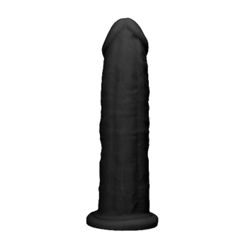 Silicone Dildo Without Balls - 22,8 cm - Black