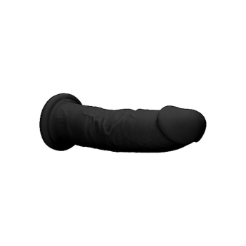 Silicone Dildo Without Balls - 22,8 cm - Black