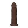 Silicone Dildo Without Balls - 22,8 cm - Brown