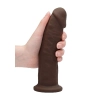 Silicone Dildo Without Balls - 22,8 cm - Brown