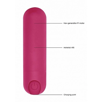 10 Speed Rechargeable Bullet - Pink