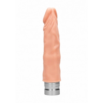 7" / 17 cm Realistic Vibrating Dildo - Flesh