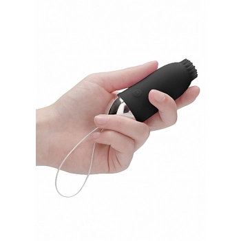 Jayden - Dual Rechargeable Vibrating Remote Toy - Black