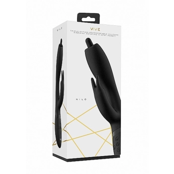 Nilo - Pinpoint Rotating G-spot Rabbit - Black