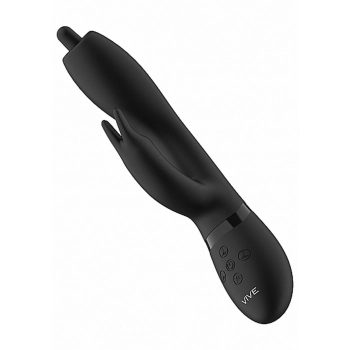 Nilo - Pinpoint Rotating G-spot Rabbit - Black