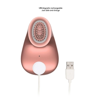 Ssący wibrujący stymulator łechtaczki Innovation Twitch różowy USB
