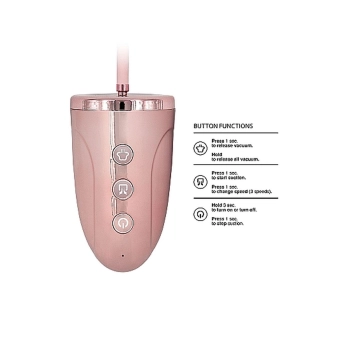 Automatic Rechargeable Clitoral & Nipple Pump Set - Medium - Pin