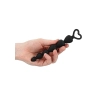 Kuleczki analne silikonowe ShotsToys czarne 15 cm
