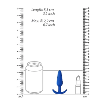 Wodoodporny silikonowy korek analny zatyczka 7,5cm