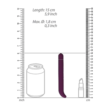 Wibrator do punktu g wąski masażer 10 trybów 16cm