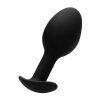 Korek analny obciążony buttplug z kulką sex 8cm