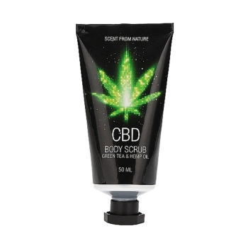 CBD - Bath and Shower - Luxe Travel set - Green Tea Hemp Oil