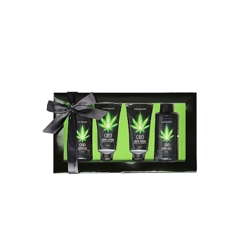 CBD - Bath and Shower - Luxe Gift set - Green Tea Hemp Oil