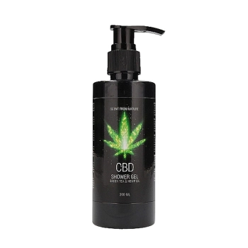 CBD - Bath and Shower - Care set - Green Tea Hemp Oil