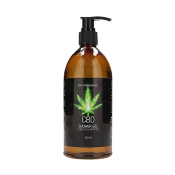 CBD - Bath and Shower - Luxe Care set - Green Tea Hemp Oil