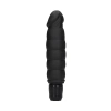 Ribbed Multispeed Vibrator - Black