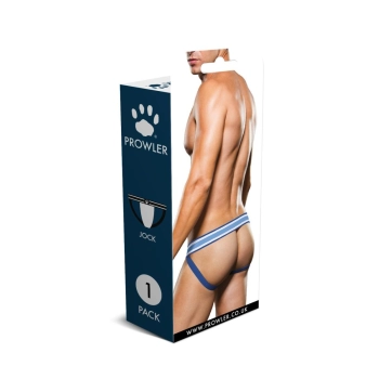 Bielizna-Prowler White/Blue Jock XL